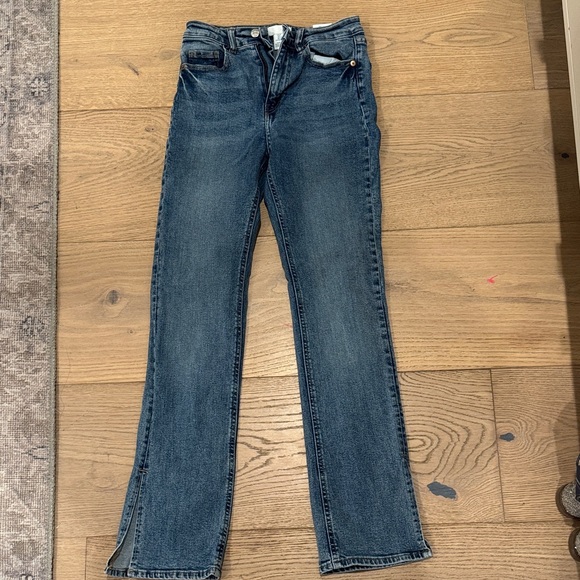 H&M Denim - H&M Women's Straight Leg Blue Jeans